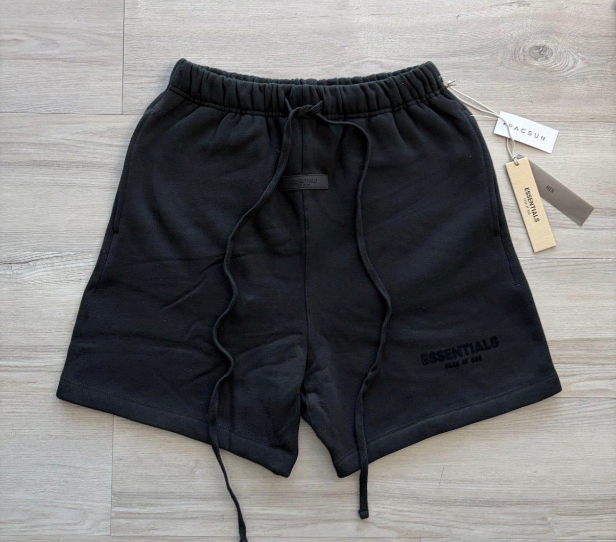Essentials Black Shorts