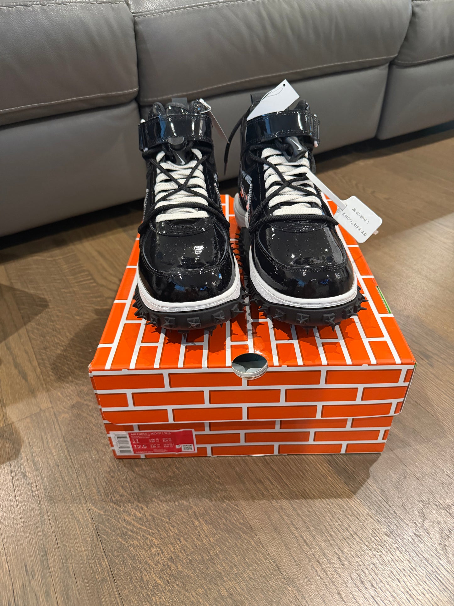 Off-White x Nike Air Force 1 Mid SP Leather 'Sheed'